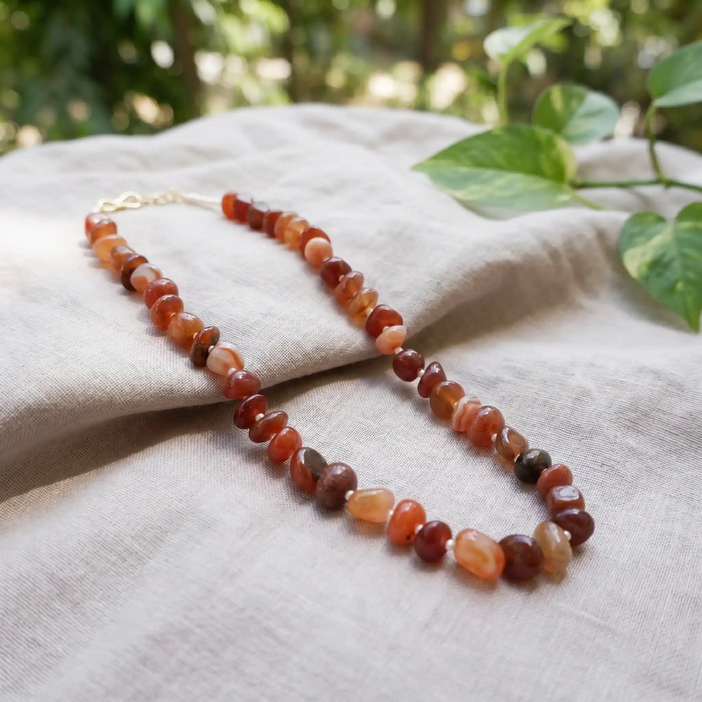 Amber Stone Necklace
