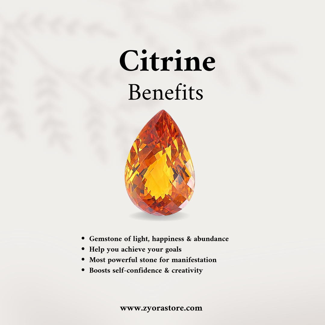 Citrine Glow Necklace - ZyoraStore