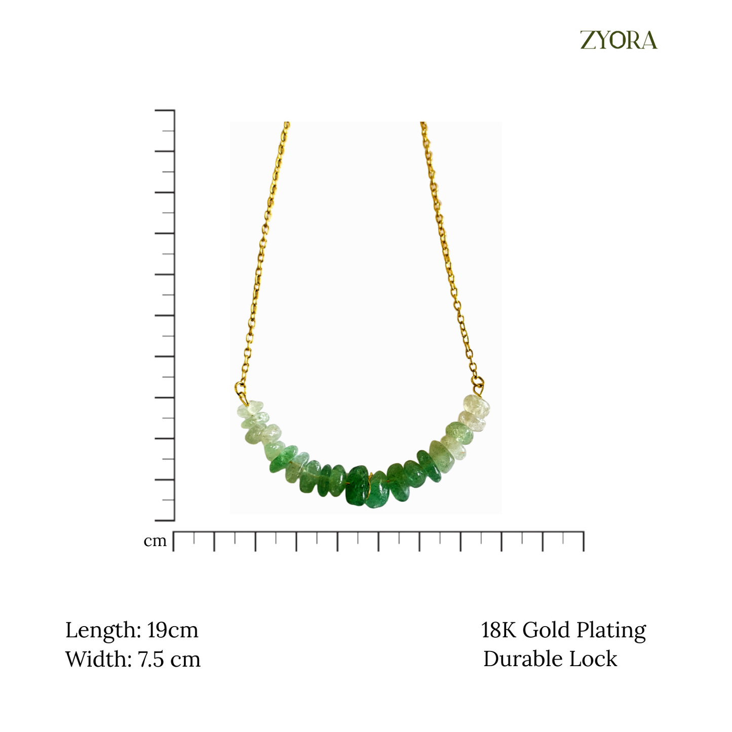 Green Aventurine Fortune Necklace
