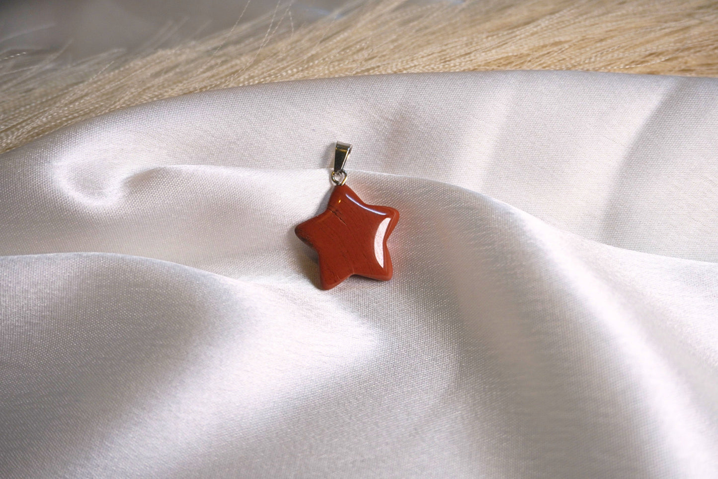 Red Jasper Star Necklace