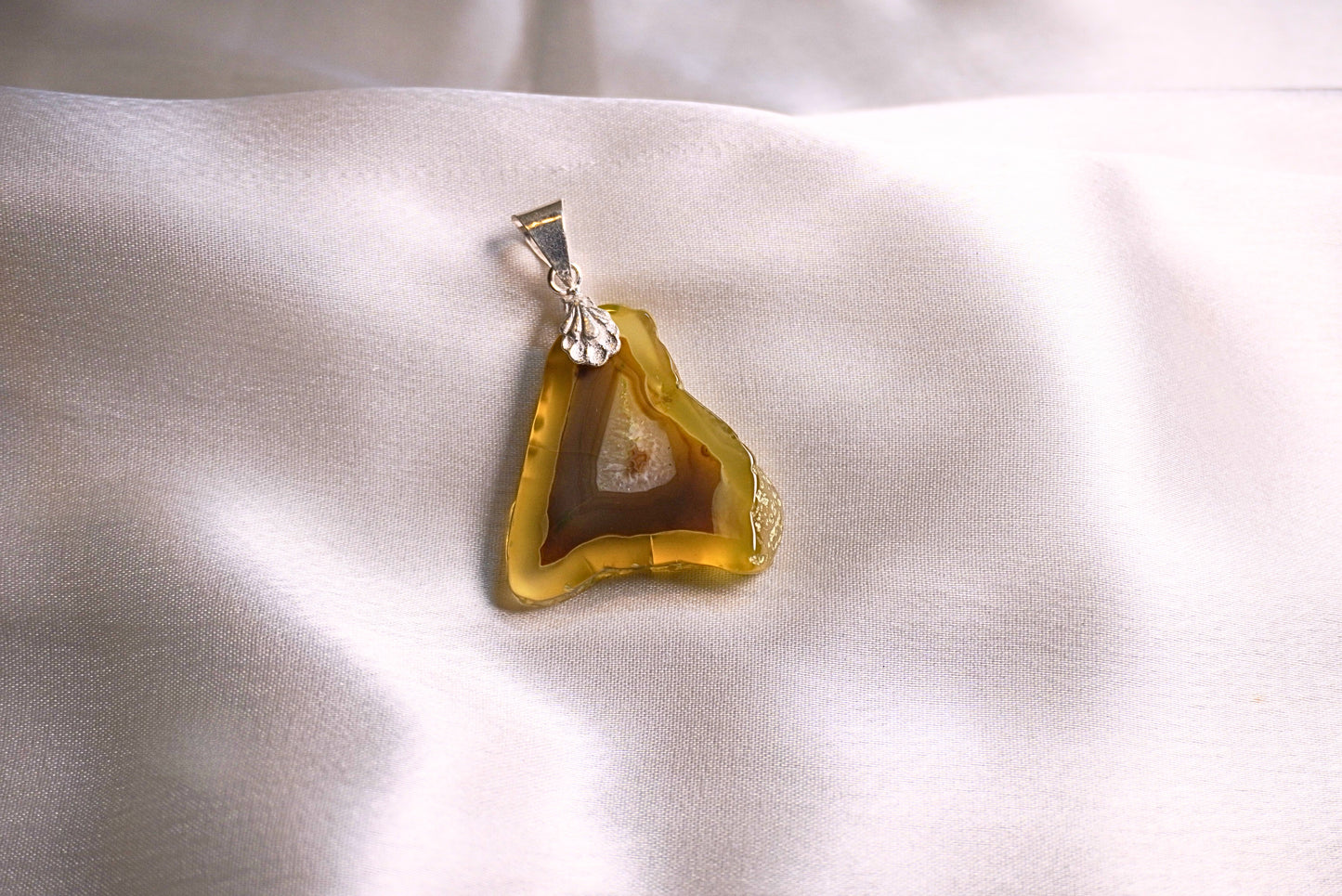 Golden Aura Druzy Necklace