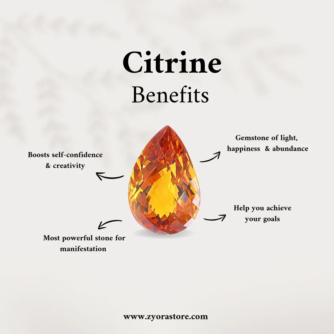 Pearl & Citrine Drop Earrings - ZyoraStore