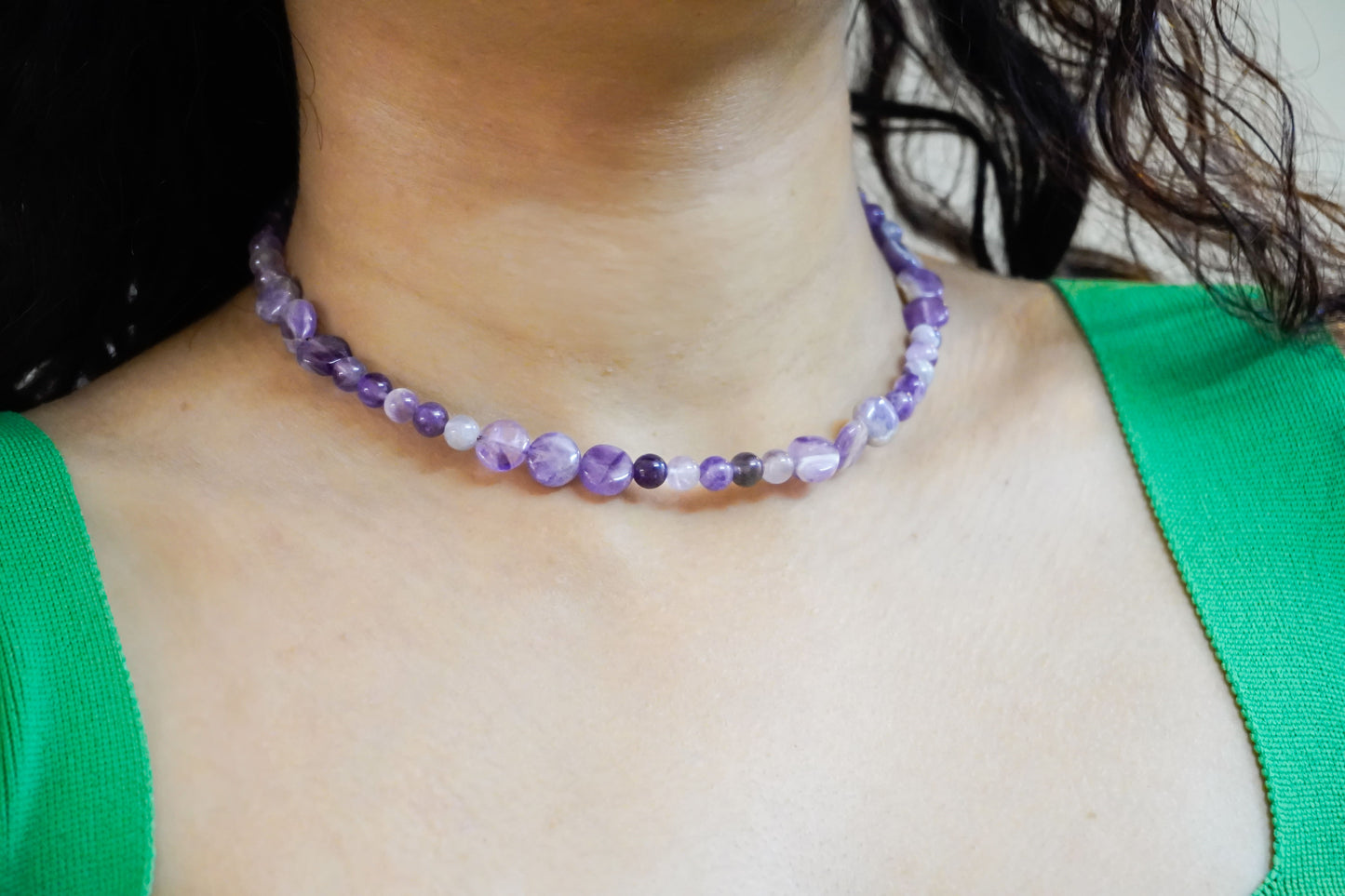 Tranquil Amethsyt Choker Necklace