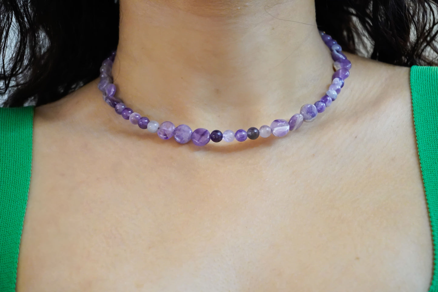 Tranquil Amethsyt Choker Necklace