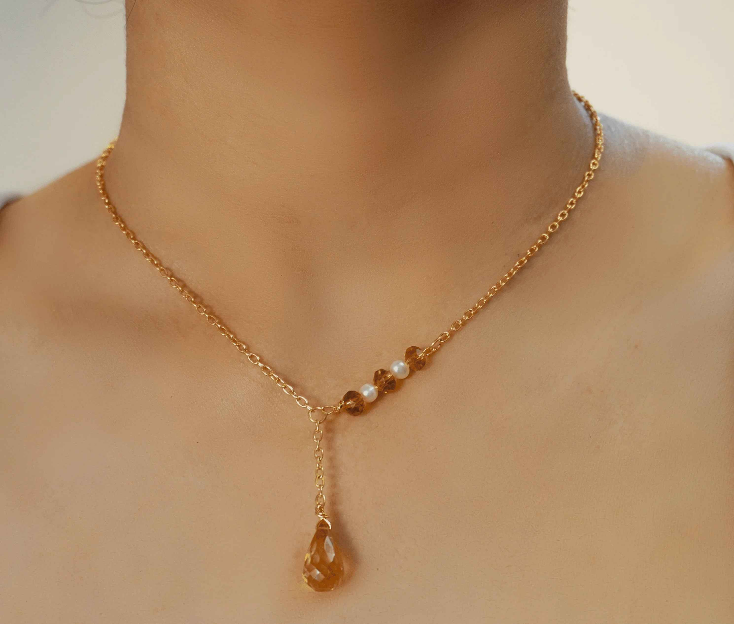Quartz Heart & Soul Necklace