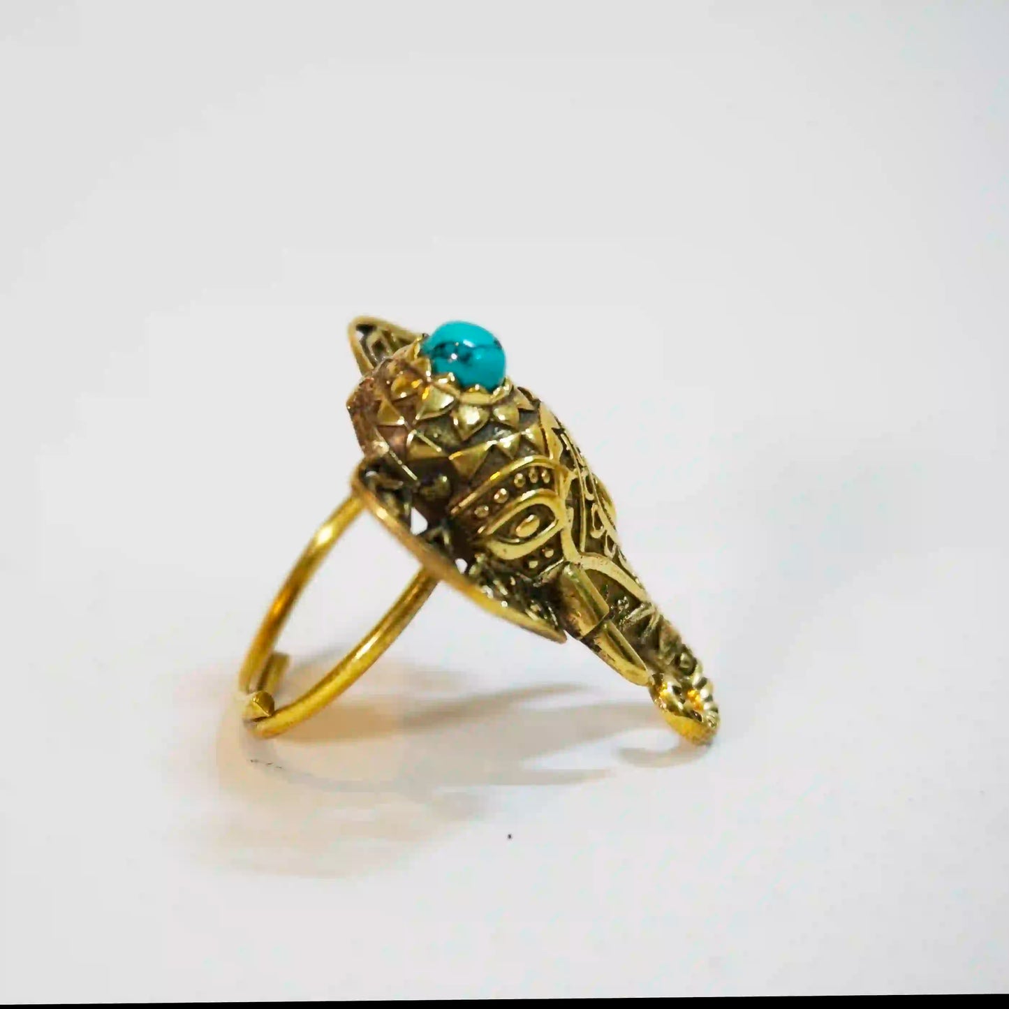 Turquoise Elephant Ring