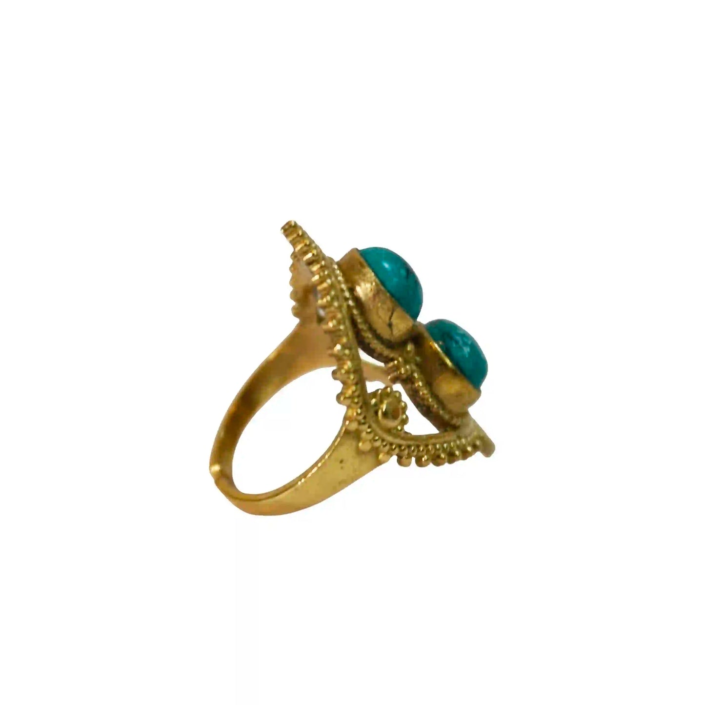 Turquoise Padma Ring