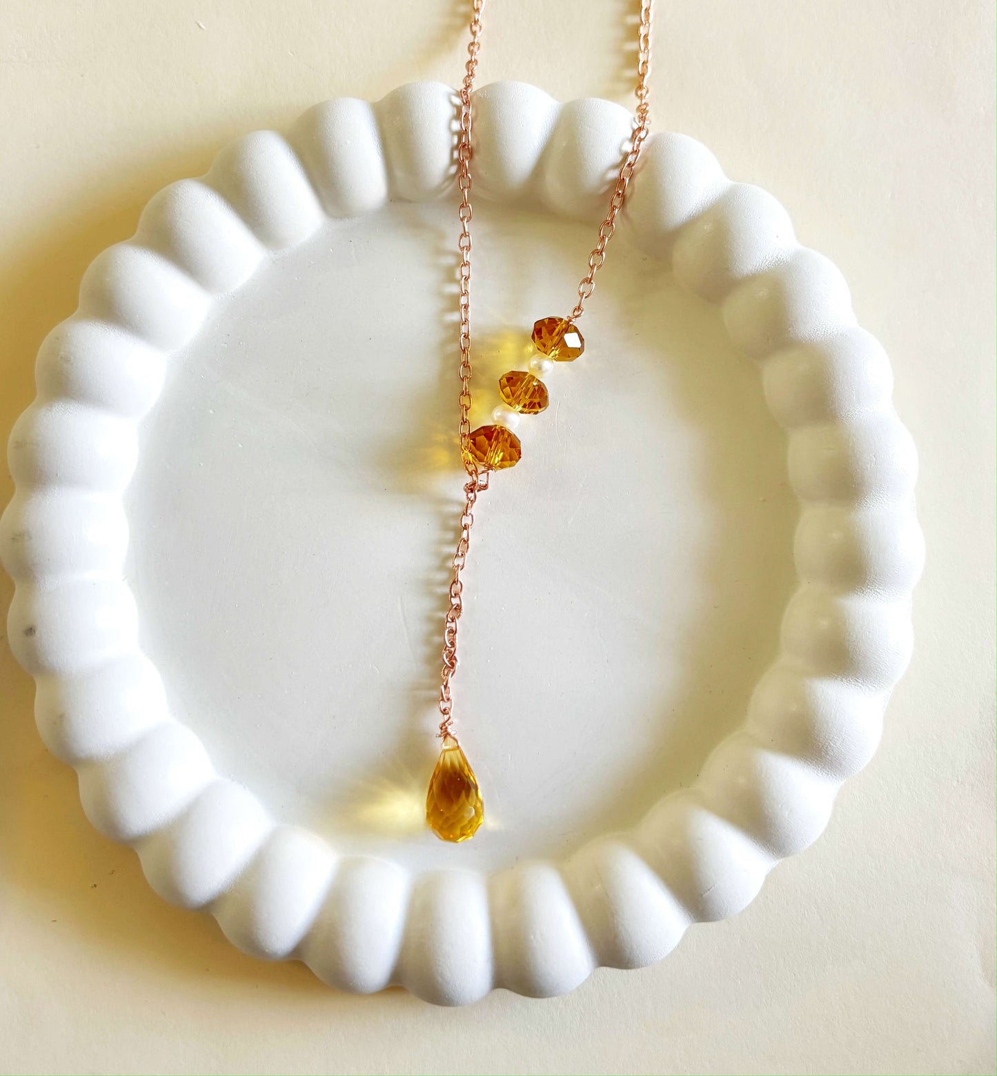 Quartz Heart & Soul Necklace