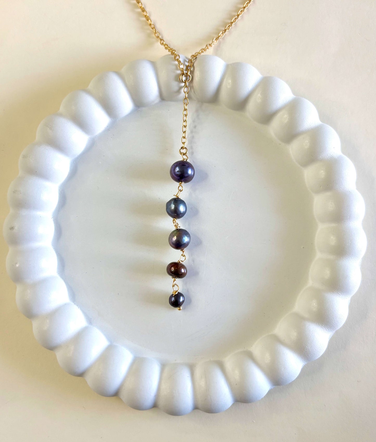 Black Pearl Necklace
