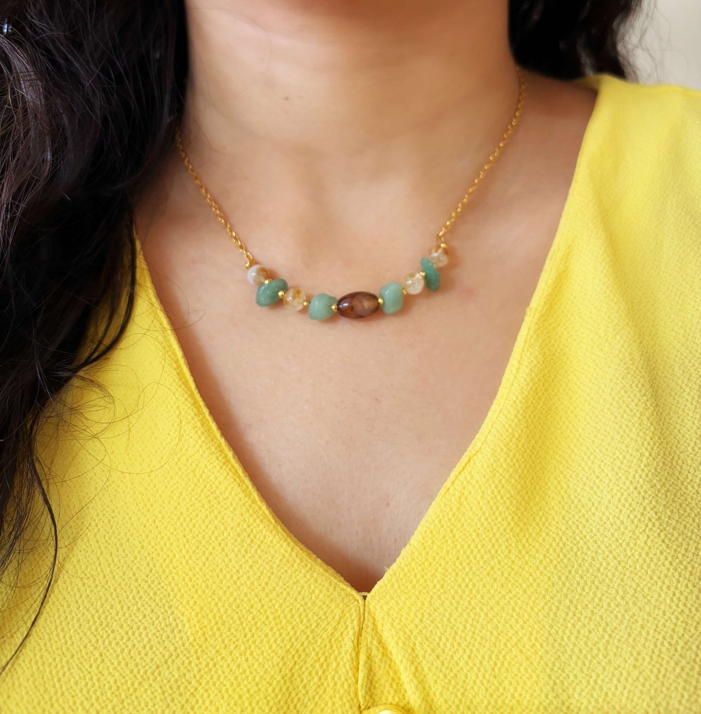 Citrine Power Necklace