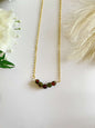 Green and maroon statement necklace – versatile jewelry for casual wear and gifting