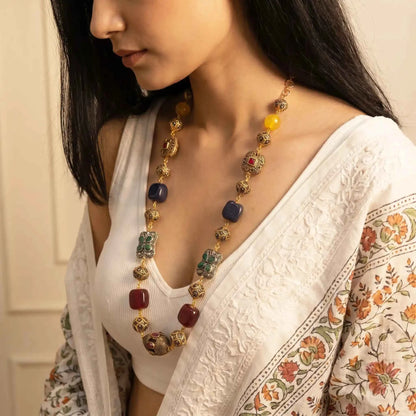 Mehr Noor Multicolor Necklace Set