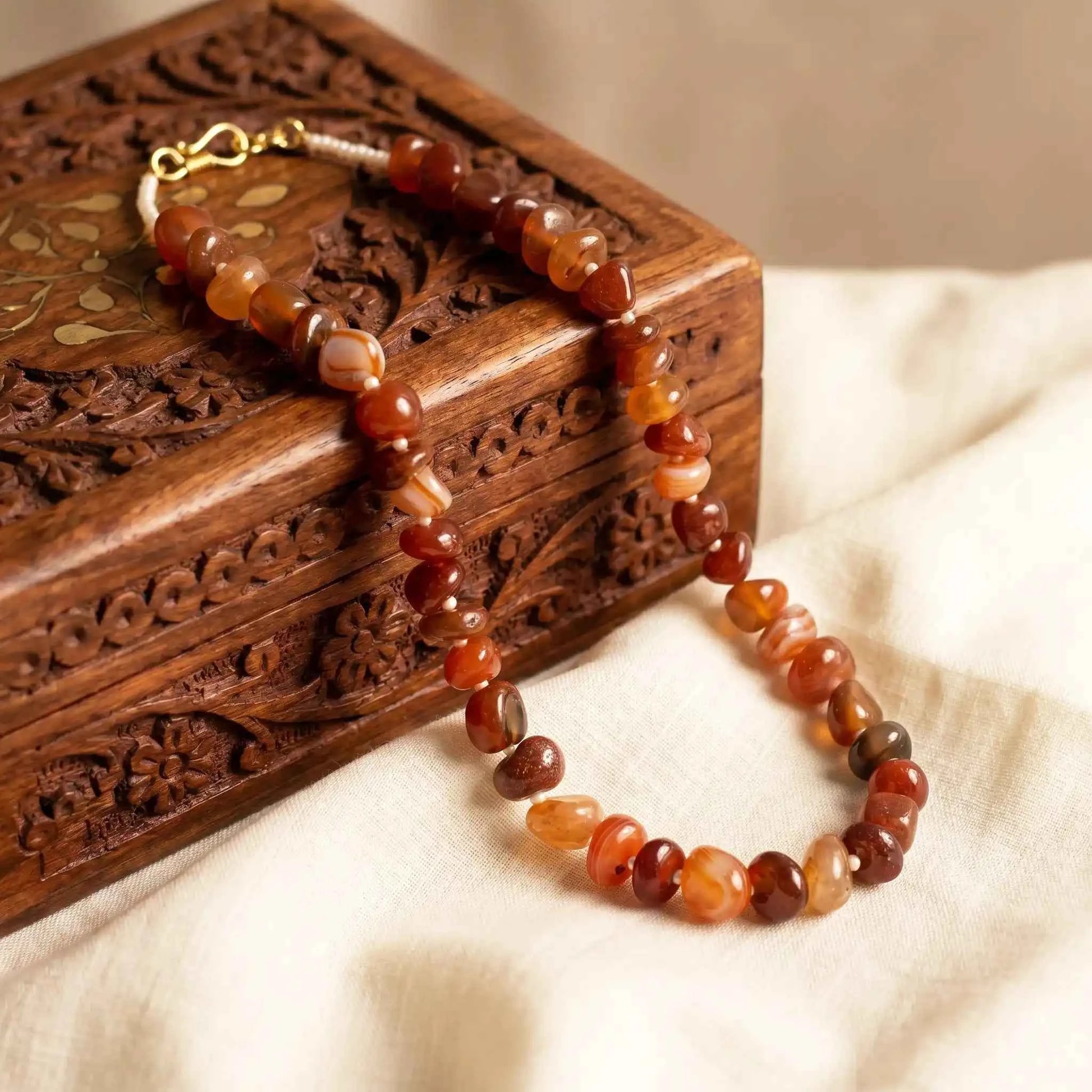 Amber Stone Necklace
