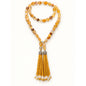Yellow Tassel Necklace