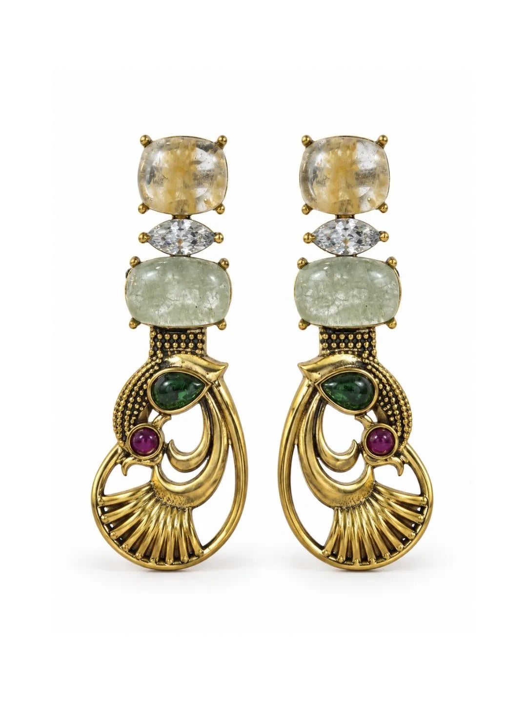 Mayuri Peacock Earrings