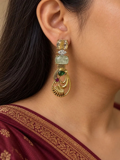 Mayuri Peacock Earrings
