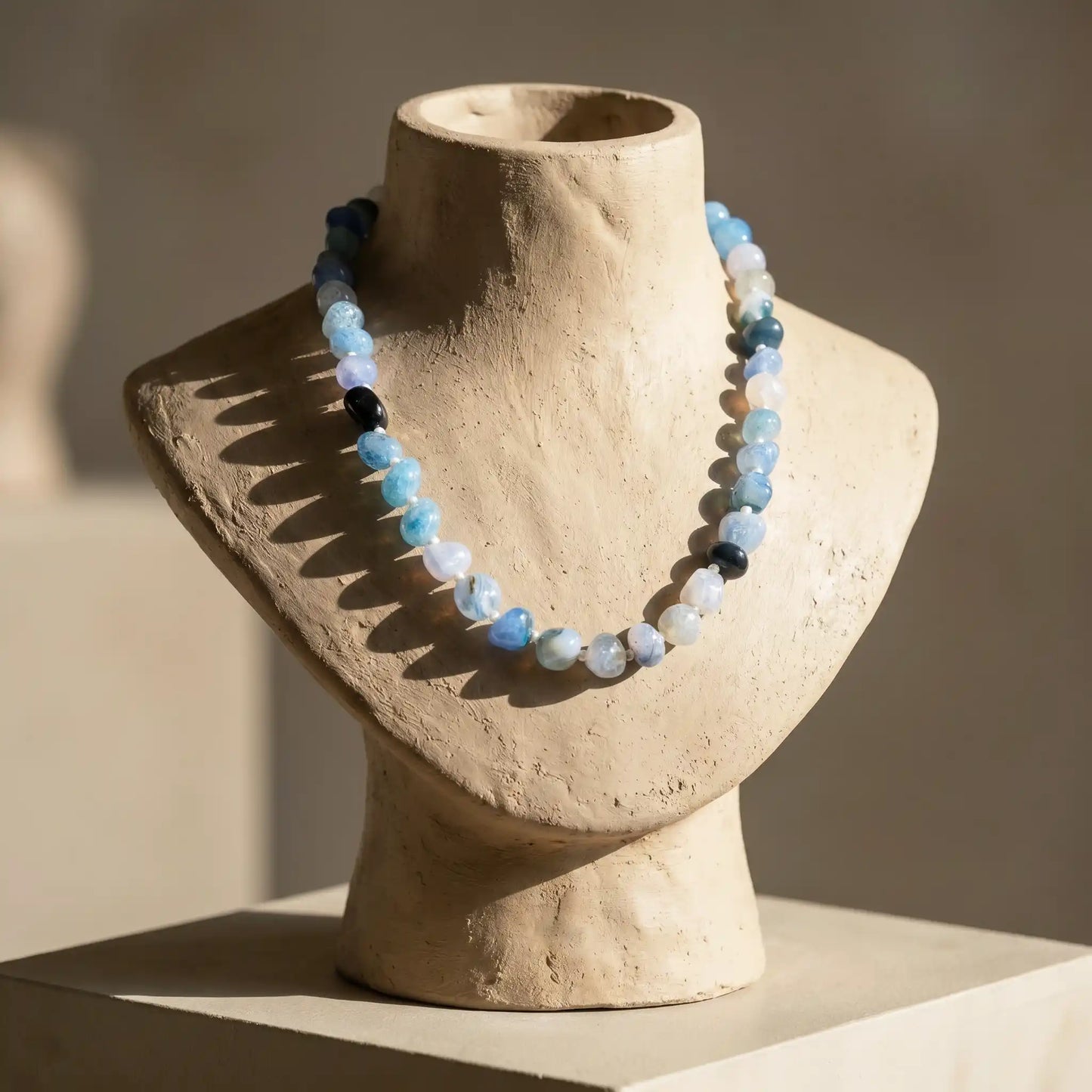 Ocean Mist Agate Necklace