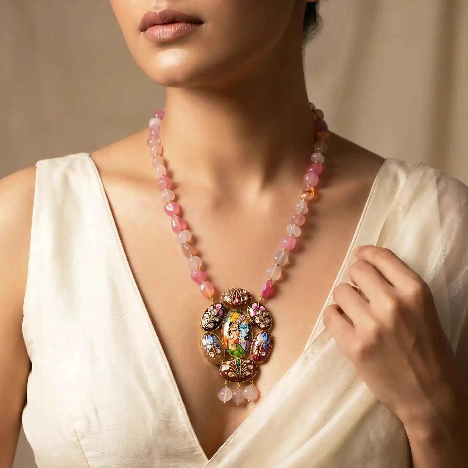Radha Krishna Necklace