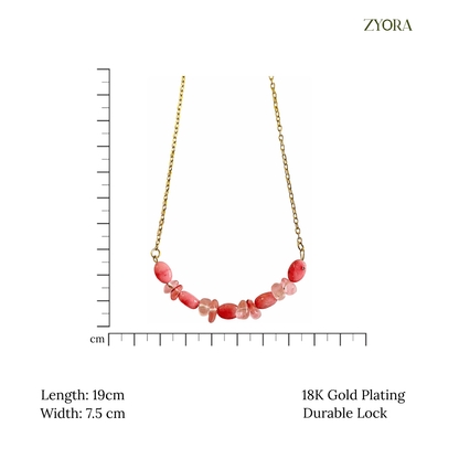 Rose Quartz Pure Heart Necklace