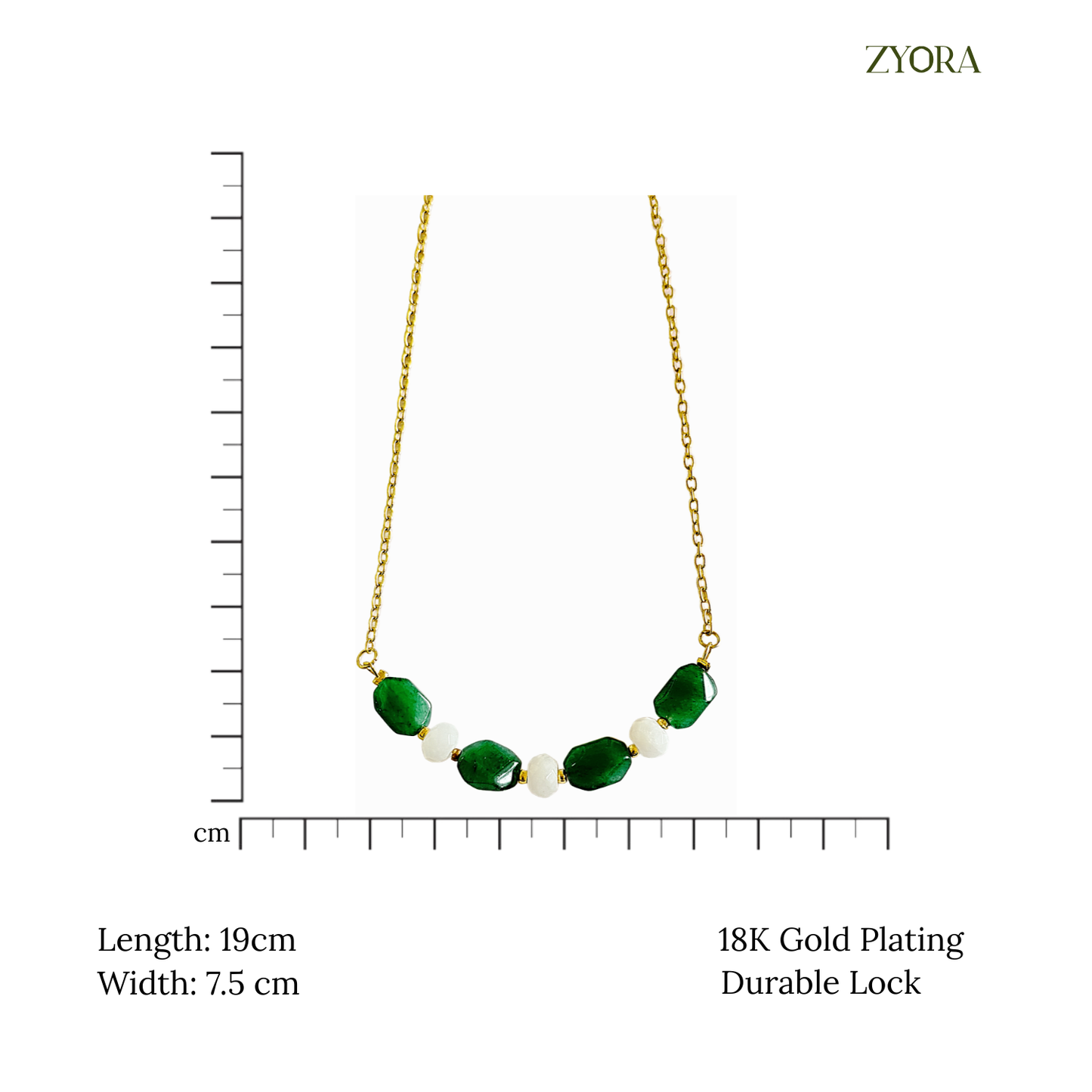 Green Aventurine Balance Necklace