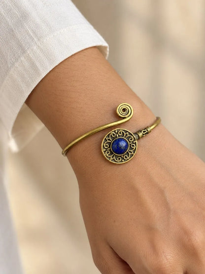 Celeste Lapis Cuff