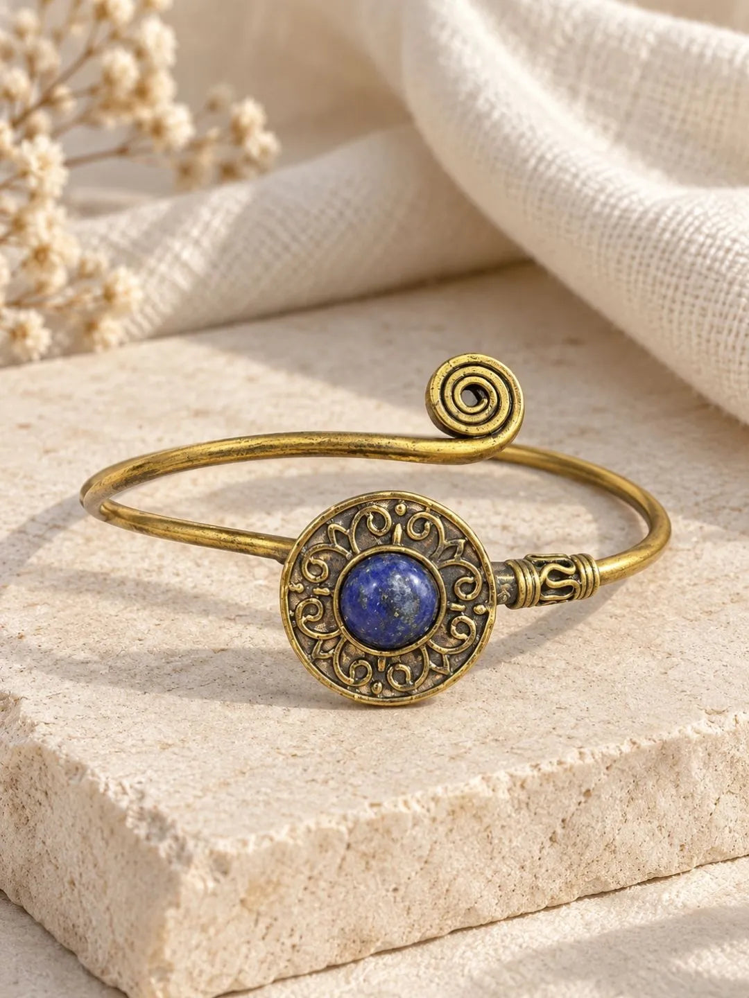 Celeste Lapis Cuff