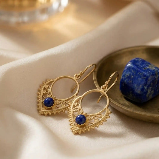 Lapis Celeste Earring