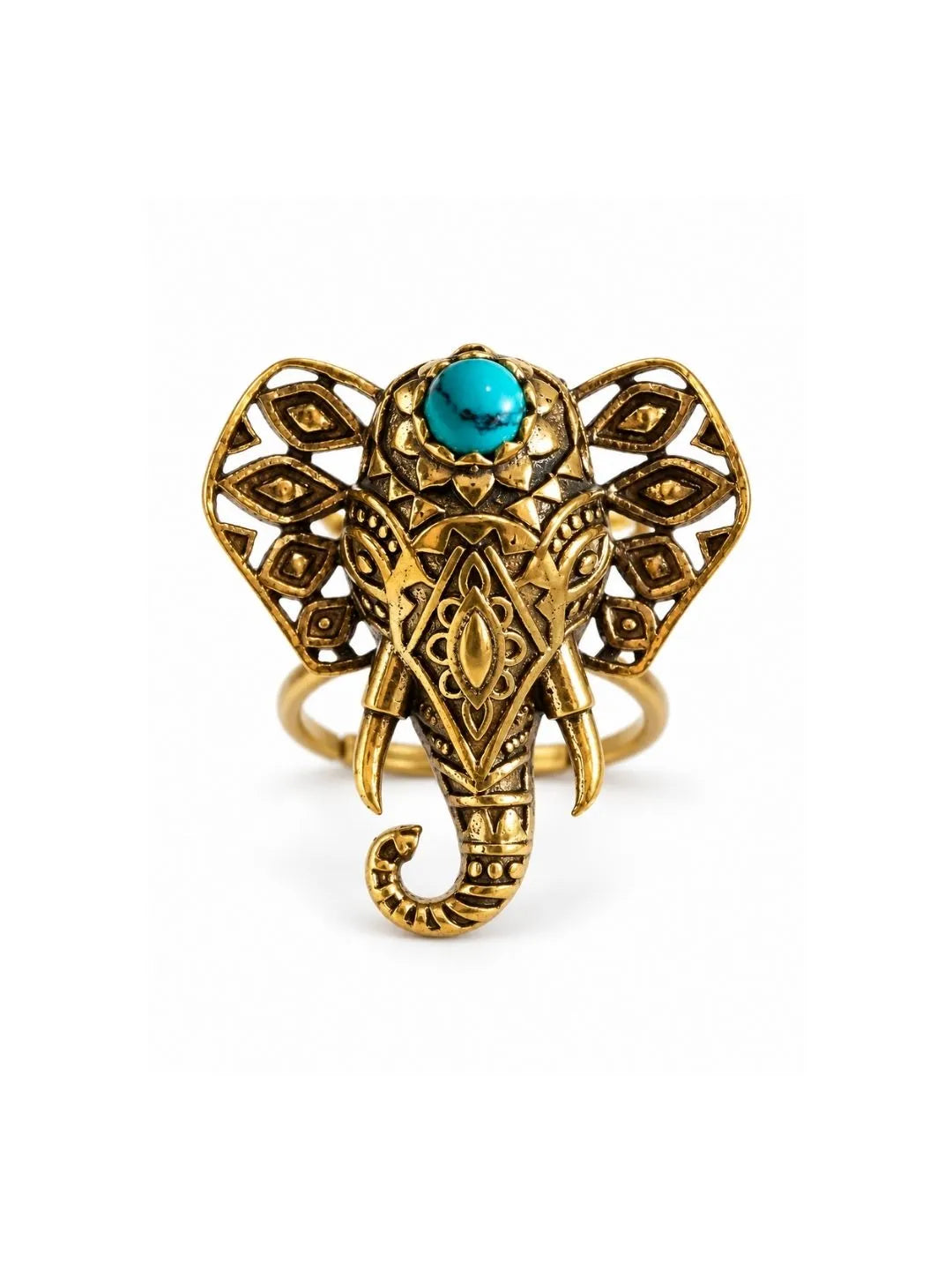Turquoise Elephant Ring
