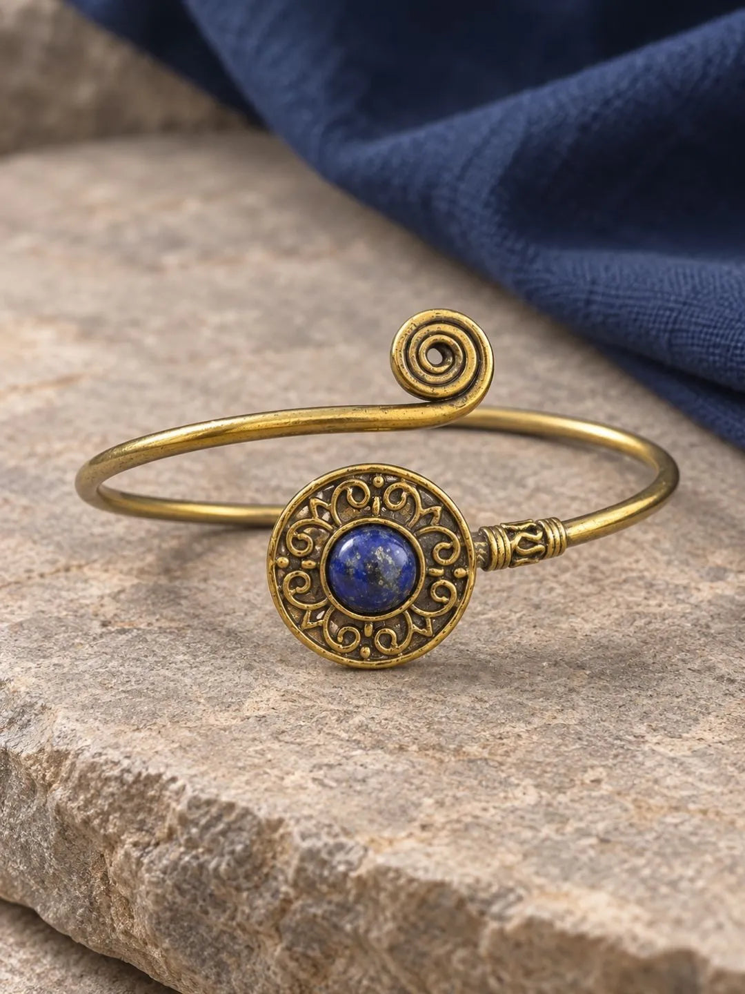Celeste Lapis Cuff