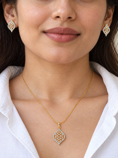 Meera AD Necklace Set