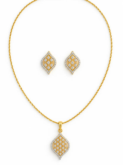 Meera AD Necklace Set