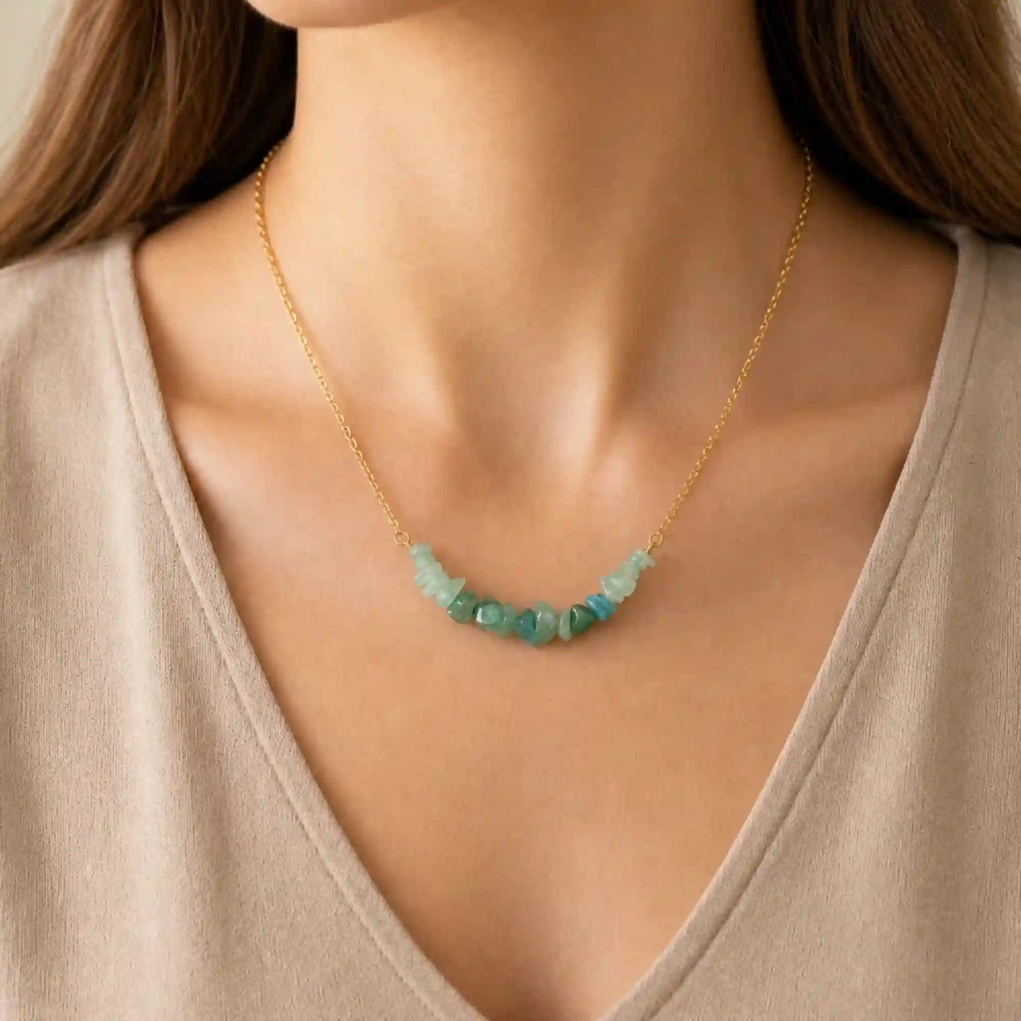 Green Aventurine Fortune Necklace