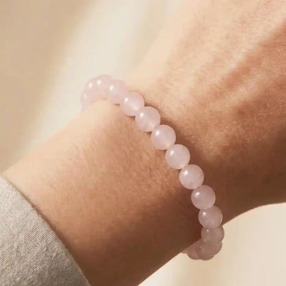 Rose Quartz Bracelet – Natural Love & Healing Stone Bracelet