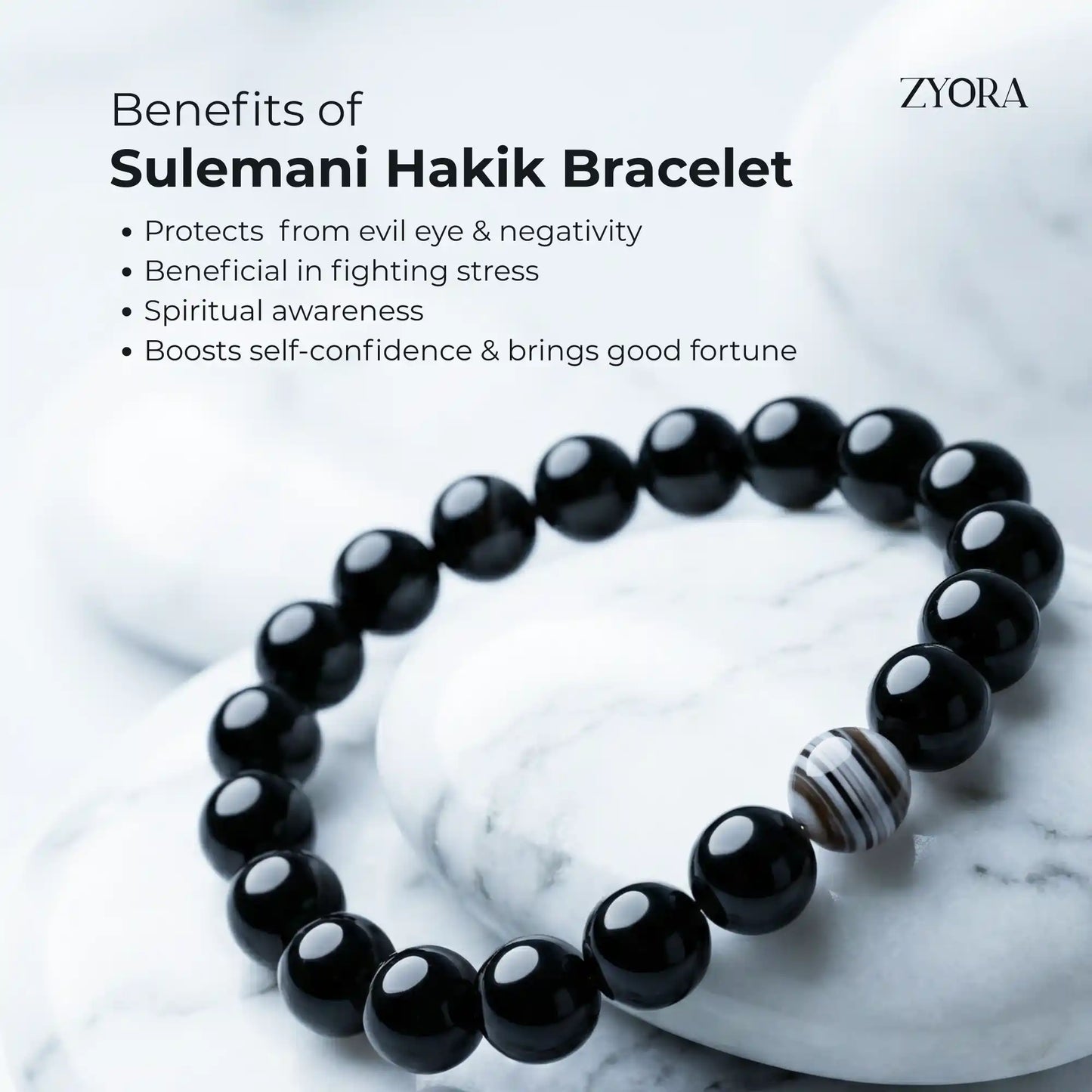 Sulemani Hakik Protection Bracelet-For Protection & Removing Negativity