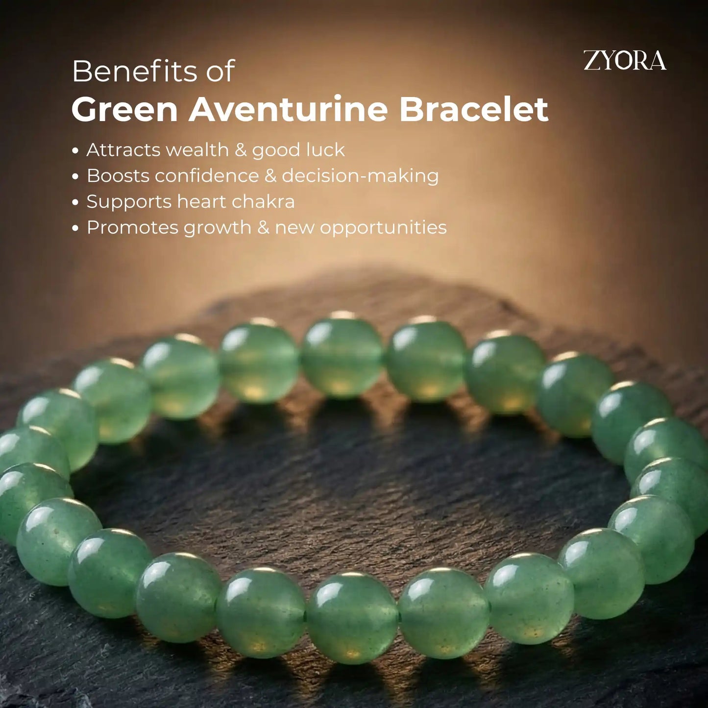 Green Aventurine Bracelet - For Luck & New Opportunities