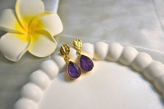 Celeste Amethyst Earrings