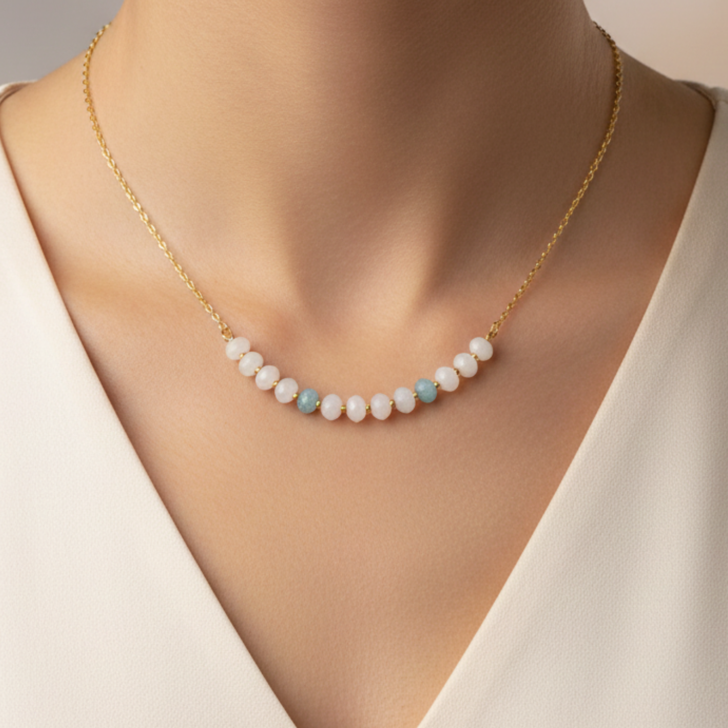 Chalcedony Serene Glow Necklace