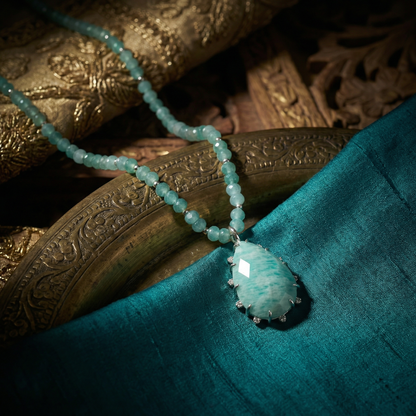 Amazonite Pendant Necklace