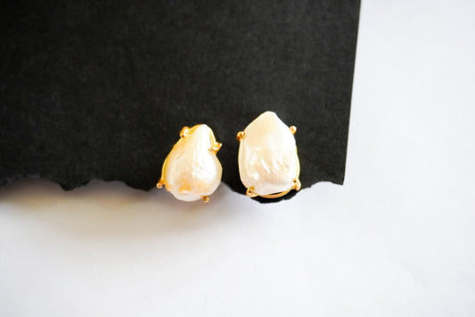 Pearl Earring- Stud-Zyora Jewellery