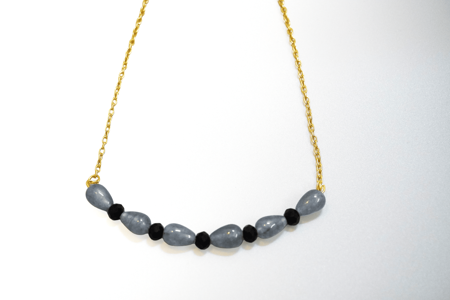 Grey Agate Necklace