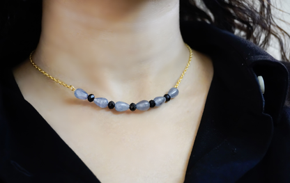 Grey Agate Necklace