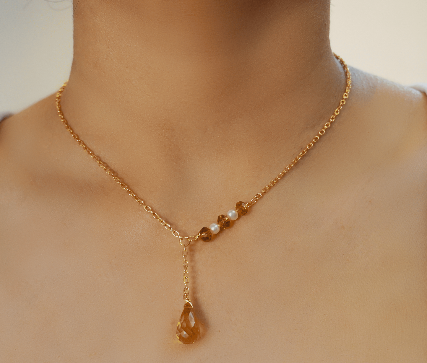 Quartz Heart & Soul Necklace