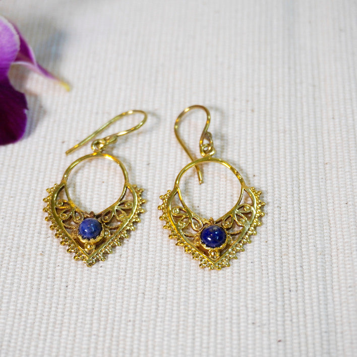 Lapis Celeste Earring