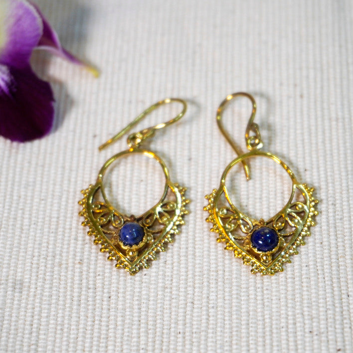 Lapis Celeste Earring