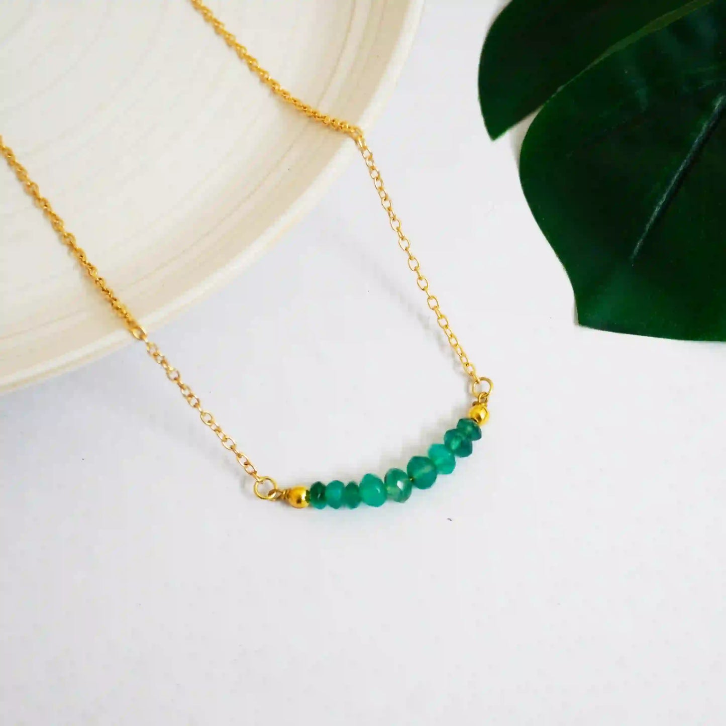 Green Onyx Guardian Necklace