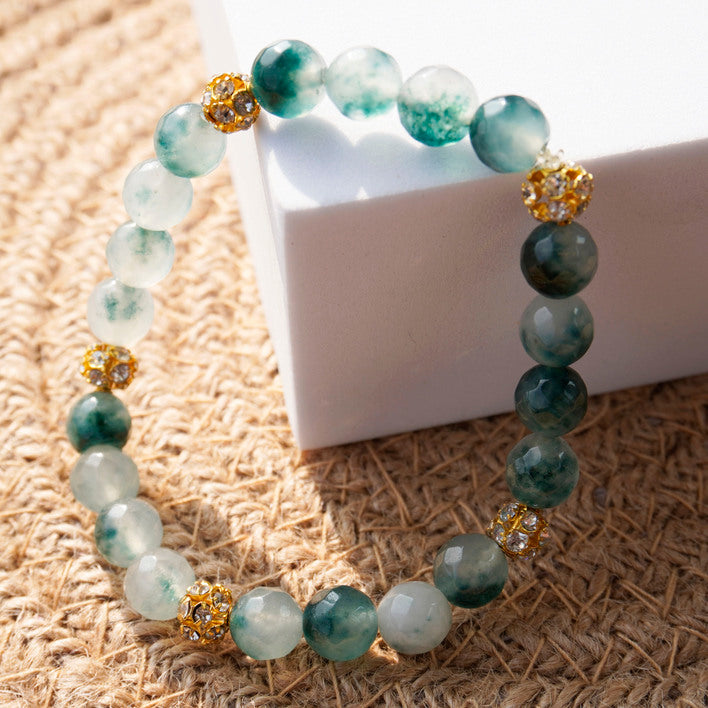 Serene Green Onyx Bracelet