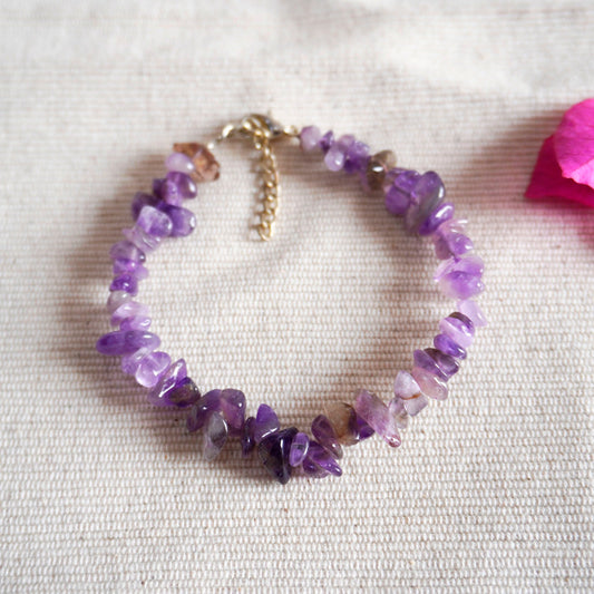 Amethyst  Soft Balance Bracelet