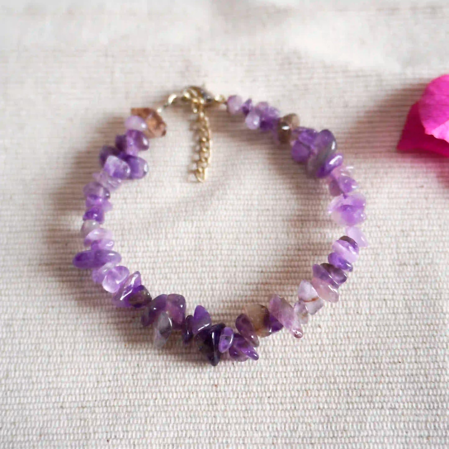Amethyst  Soft Balance Bracelet