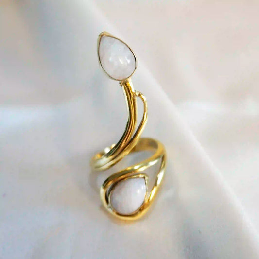 Moonstone Flow Ring