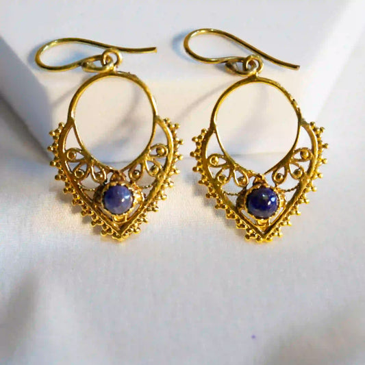 Lapis Celeste Earring